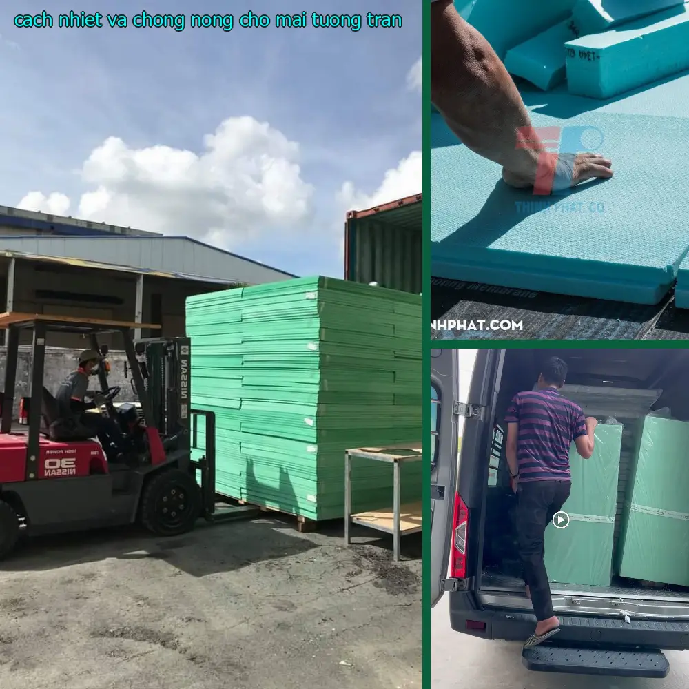 Cách Nhiệt và Chống Nóng cho Mái, Tường, Trần