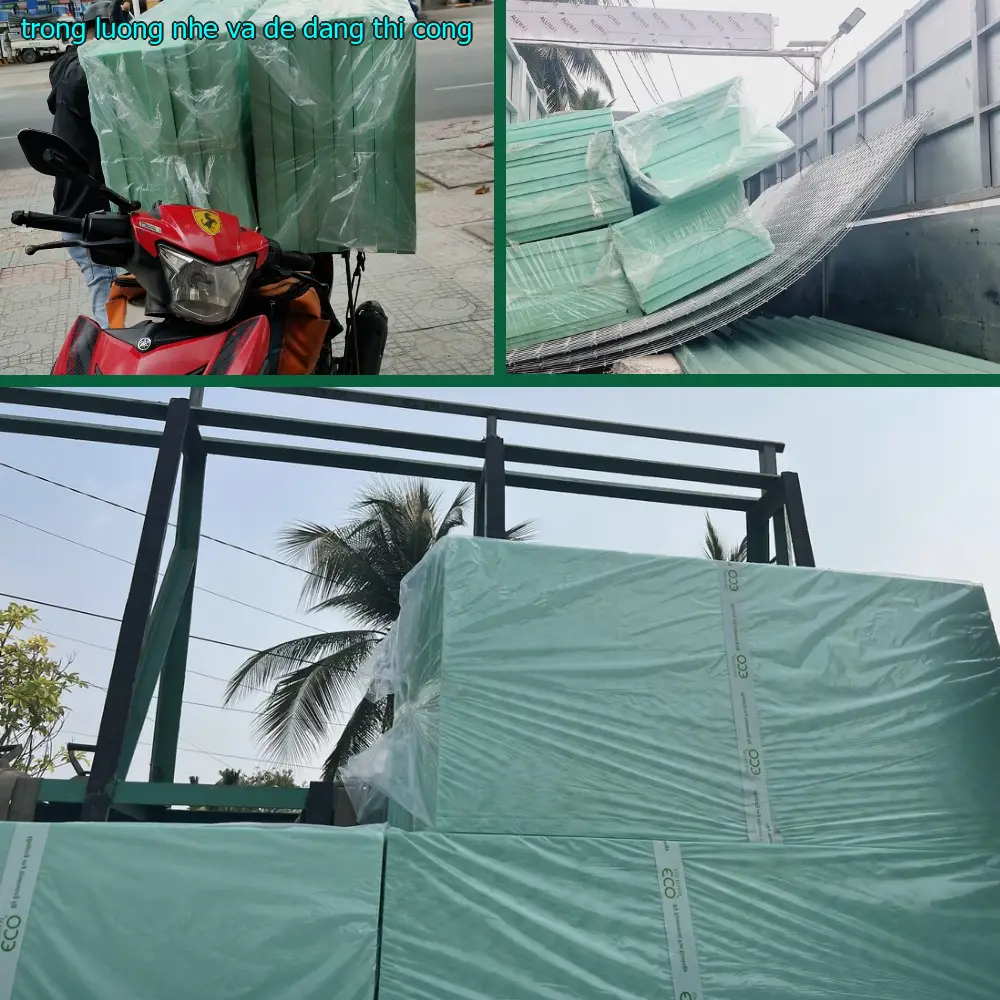 Trọng Lượng Nhẹ và Dễ Dàng Thi Công