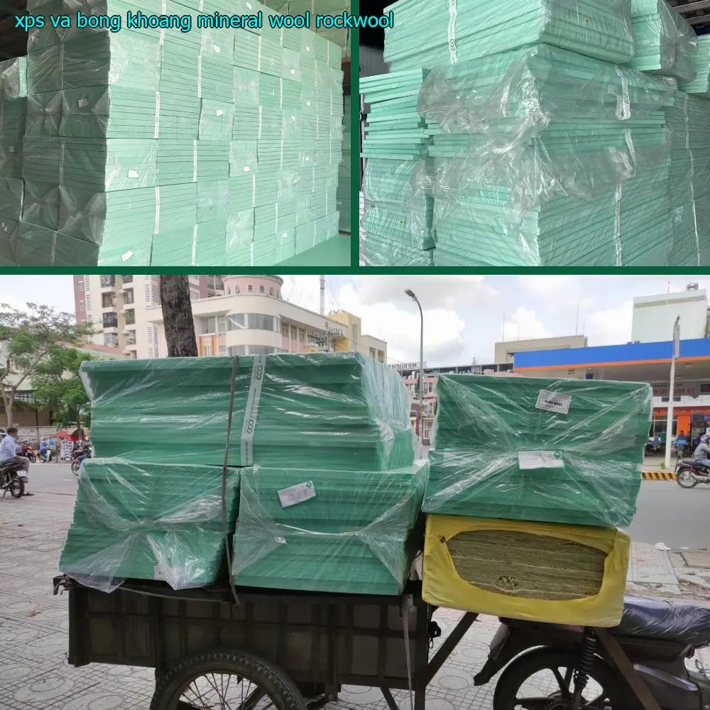 XPS và Bông Khoáng (Mineral Wool/Rockwool)